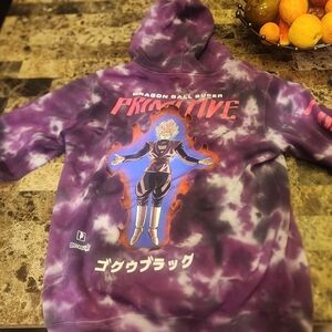 Primitive Purple Dragon Ball Super Tie-Dye Hoodie Goku Black Ss Rose